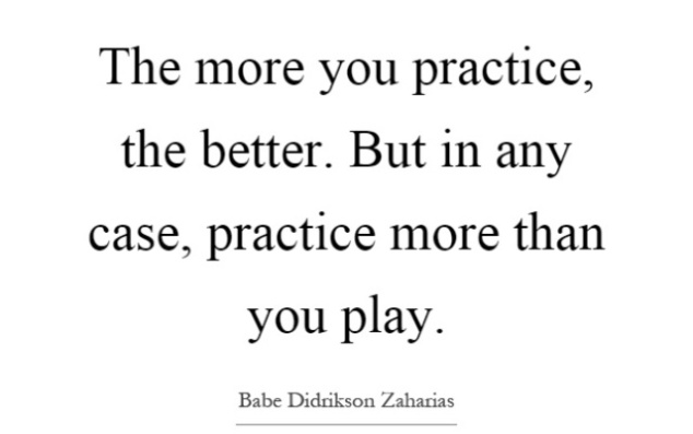 The more you practice, the better. But in any case, practice more than you play.